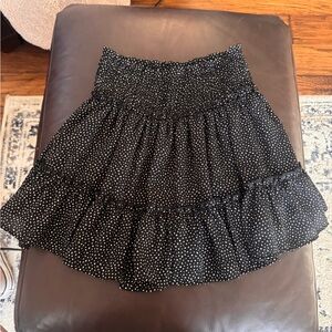 Altar'd State Black and White Skater Skirt